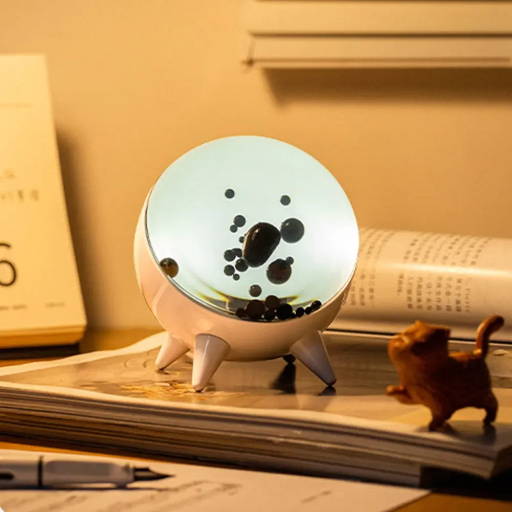 Ferrofluidová hudební lampa
