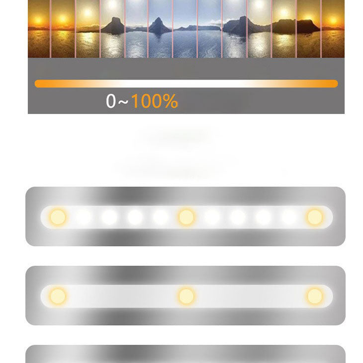LED kosmetické zrcátko do auta