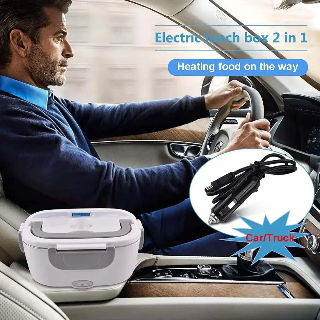 Teplý oběd kdykoliv a kdekoliv – s elektrickým lunch boxem 2v1