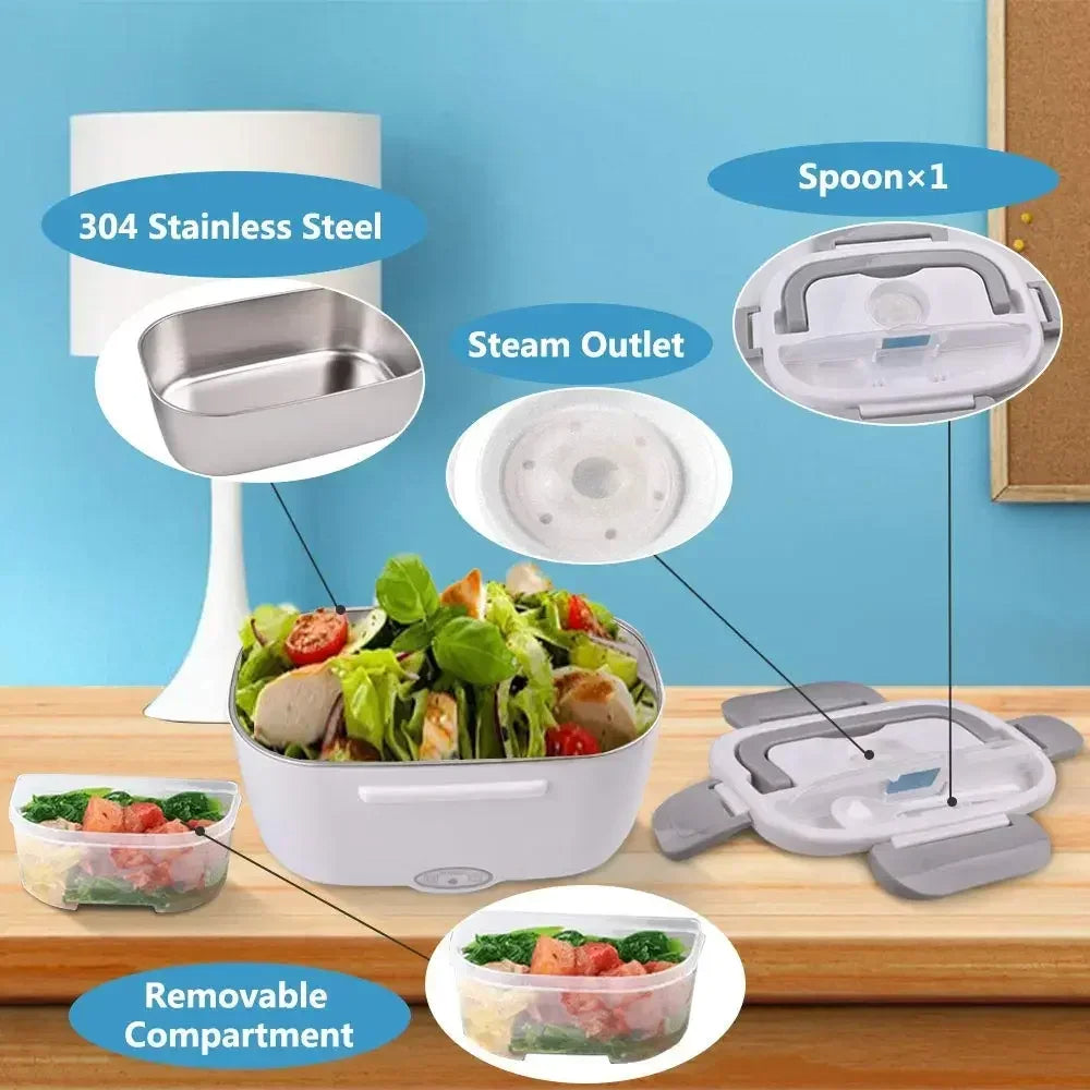 Teplý oběd kdykoliv a kdekoliv – s elektrickým lunch boxem 2v1